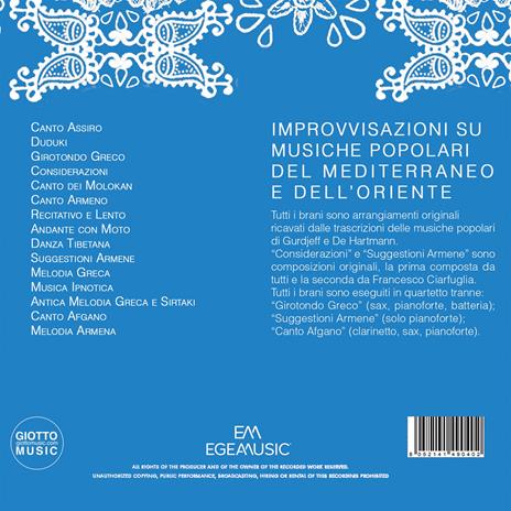 Mikrokosmos Impro Quartetto - CD Audio di Mosè Chiavoni - 2