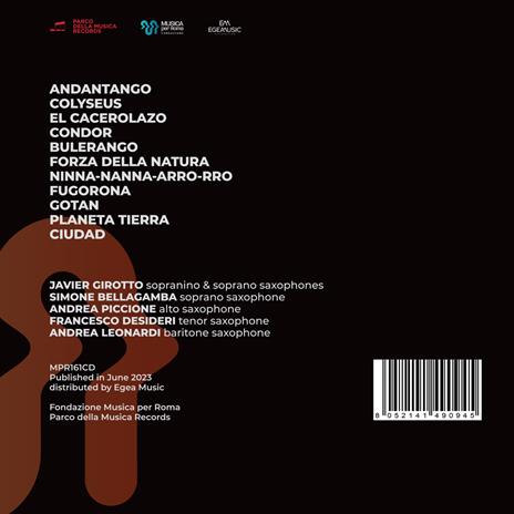 Colyseus - CD Audio di Javier Girotto - 2