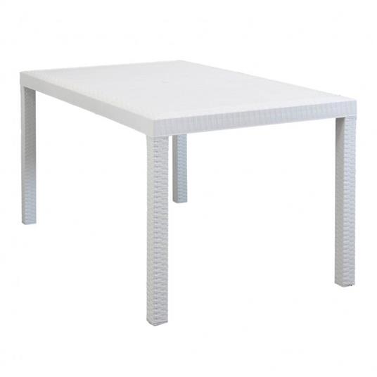 Tavolo Da Esterno Quadrato Milani Home INDEX – Ferro Taupe 80x80x73 Cm, Resistente Agli Agenti Atmosferici Per Giardino, Bar E Ristoranti