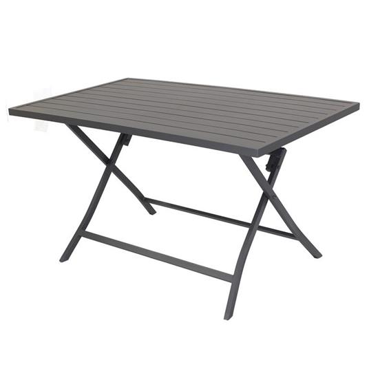 ABELUS - tavolo da giardino pieghevole salvaspazio in alluminio 70x130 -  Milani Home - Idee regalo