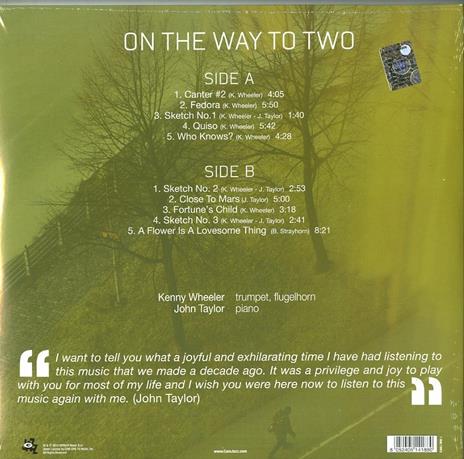 On the Way to Two - Vinile LP di Kenny Wheeler,John Taylor - 2