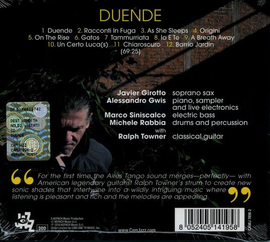 Duende (Digipack) - CD Audio di Aires Tango,Javier Girotto,Ralph Towner - 2