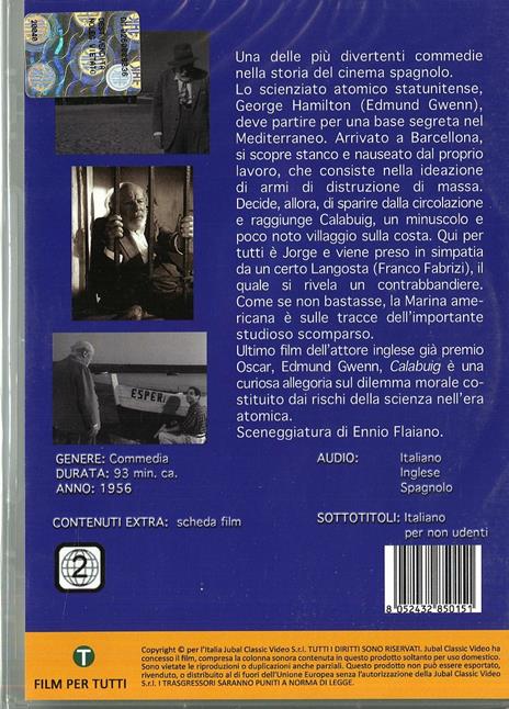 Calabuig di Luis Garcìa Berlanga - DVD - 2