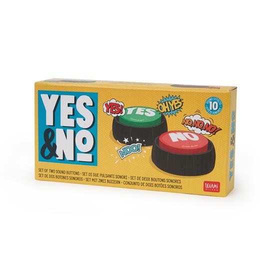 Set di due pulsanti sonori Legami, Yes&No - Set Of Two Sound Buttons - 3
