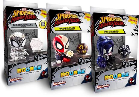 Marvel Boomez Wave 3 GLOW Display 9 pz