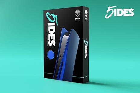 Dead Wave 5Ides Custom Side Panels Ps5 Disk, Blue