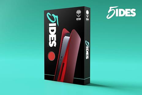 Dead Wave 5Ides Custom Side Panels Ps5 Disk, Blue - 6