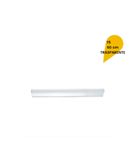 Plafoniera led slim sottopensile tubo neon 27 watt 60 cm luce 6500k