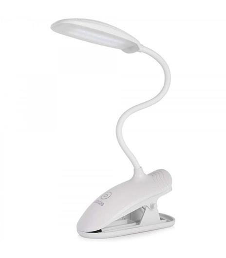 Lampada Da Tavolo Scrivania A Led Luce Ricaricabile Touch Snodabile Con Pinza