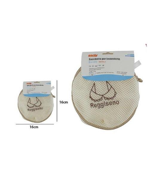 Kentop 2 X Reggiseno Lavaggio Biancheria Sacco biancheria Rete Sacchetto Biancheria rete per lavatrice Bianco 14 x 16 cm 