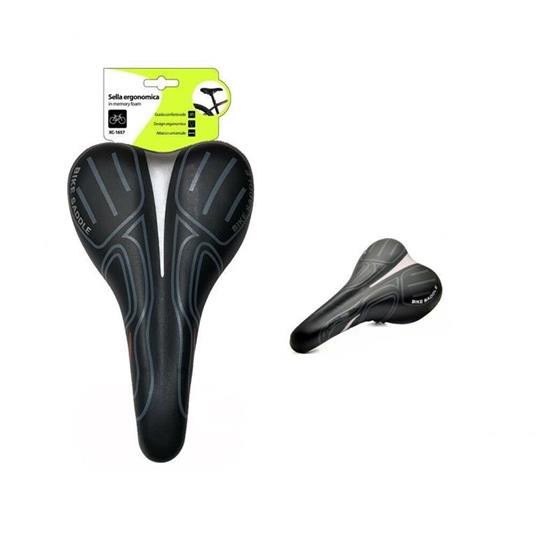 SELLA SELLINO BICICLETTA MORBIDA IN MEMORY FOAM GEL SPORTIVA COMODA BMX  XC-1657 - TrAdE Shop Traesio - Casa e Cucina | IBS