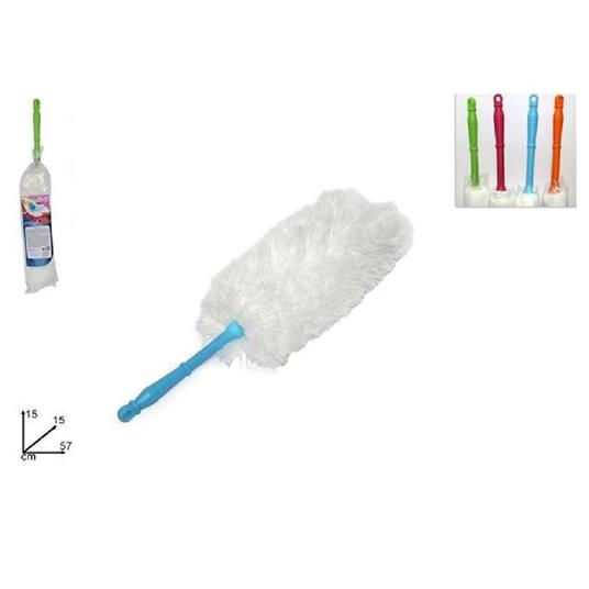 Brons Piumino Cattura Polvere Basdatio Sottile Asta di Alluminio a Manico Lungo Retrattile Spolverino Piatto Lungo Fessure pulite con 2 Fodere in Tessuto Rimovibili e Lavabili 