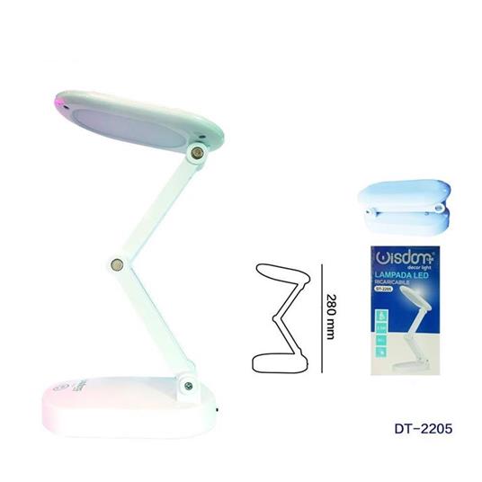 Lampada Da Tavolo Led Ricaricabile Usb Pieghevole Richiudibile Touch 28Cm  Dt2205 - TrAdE Shop Traesio - Idee regalo