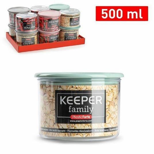 Barattolo Milleusi Contenitore Con Coperchio 500Ml Biscotti Legumi