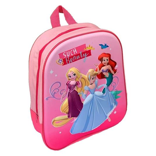 Zainetto Principesse Disney Belle Cenerentola Stampa In 3D Bambine Scuola Asilo