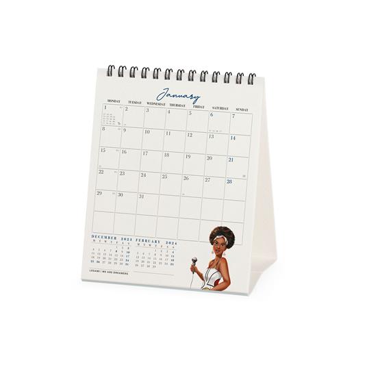 Calendario 2024, da tavolo, carta non patinata 12 x 14, 5 cm INSPIRING  WOMEN - Legami - Cartoleria e scuola