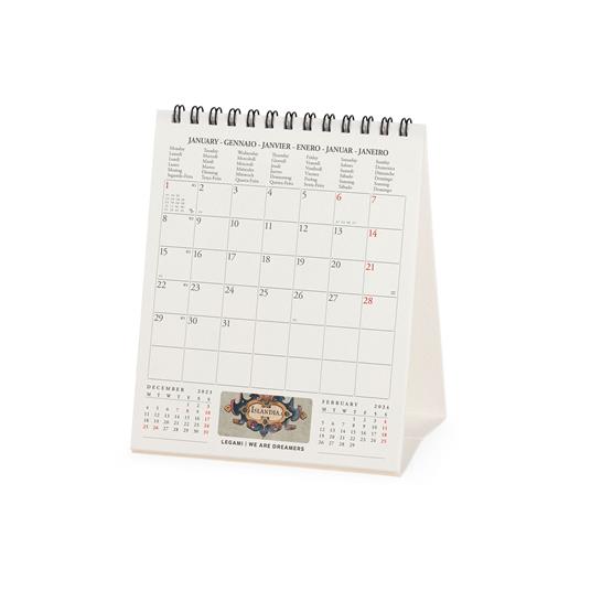 Calendario 2024, da tavolo, carta non patinata 12 x 14, 5 cm VINTAGE MAPS - 3
