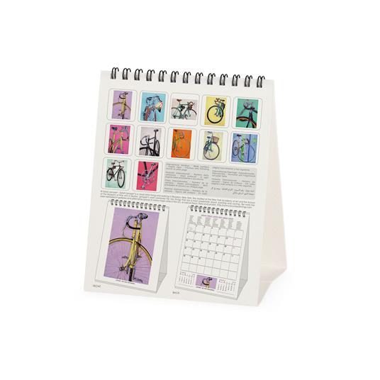 Calendario 2024, da tavolo, carta non patinata 12 x 14, 5 cm BIKE ART - 4