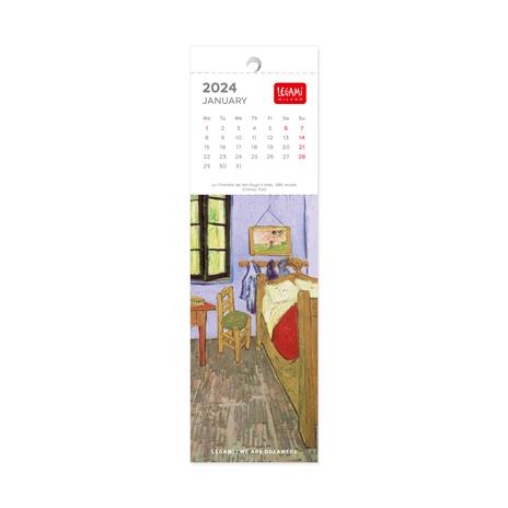 Calendario segnalibri 2024 - 5.5 x 18 cm VINCENT VAN GOGH - 2