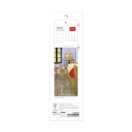 Calendario segnalibri 2024 - 5.5 x 18 cm VINCENT VAN GOGH - 3