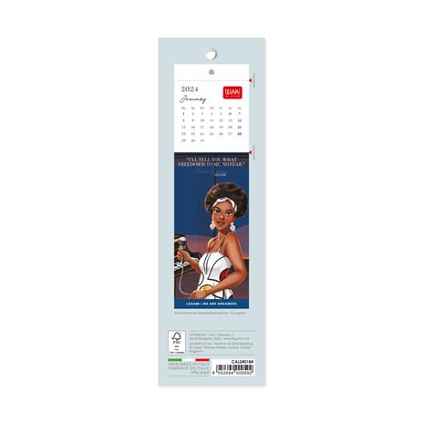 Calendario segnalibri 2024 - 5.5 x 18 cm INSPIRING WOMEN - 3