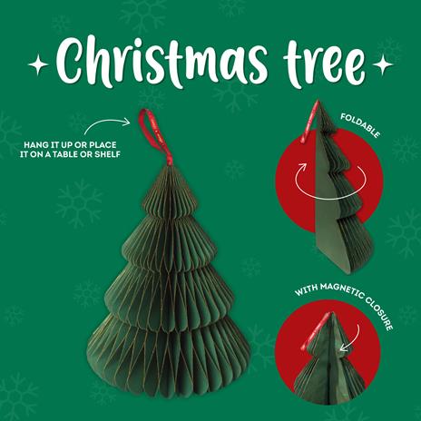 Albero di Natale pieghevole in cartone Legami - 2