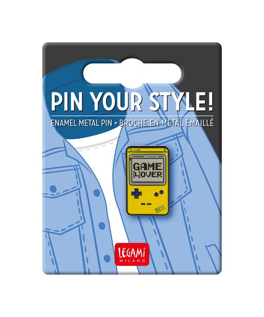 Spilla in metallo smaltata. Pin Your Style! - Enamel Metal Pin - Game Lover - 3