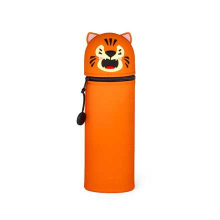 Cartoleria Astuccio In Silicone 2-In-1 - Kawaii - Tigre Legami