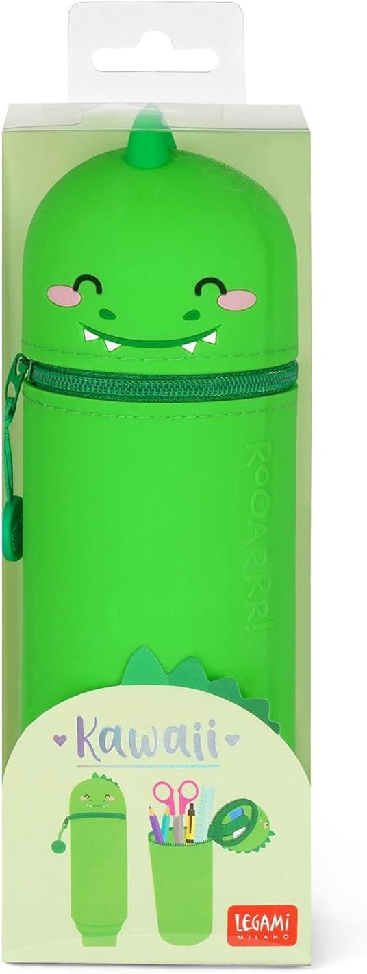 Astuccio In Silicone 2-In-1 - Kawaii - Dino - 5