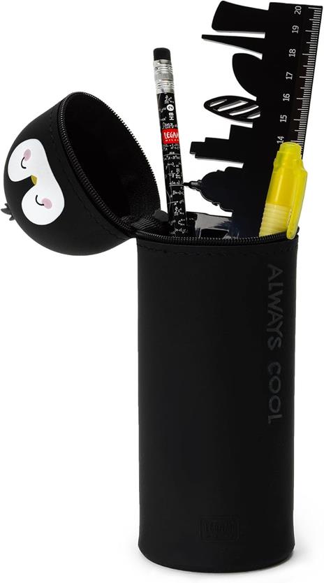 Astuccio e portapenne da tavolo Kawaii - pinguino - 2