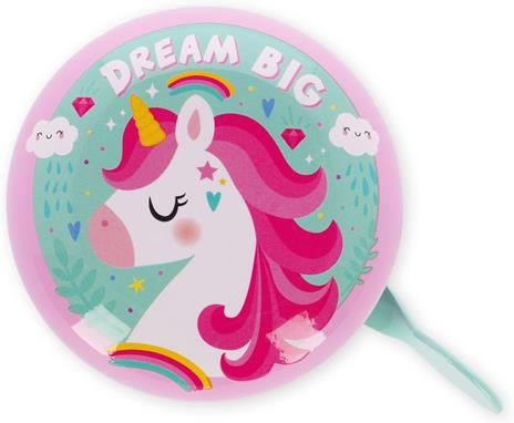 Legami Campanello per Bicicletta-Bike Bell, Clacson Bici per Bambini, Resistente, Tema Unicorno Gioventù Unisex - 4