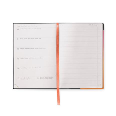 Agenda settimanale Legami 2024-2025, 18 mesi, Medium Weekly Diary con Notebook - Golden Hour - 12 x 18 cm - 2
