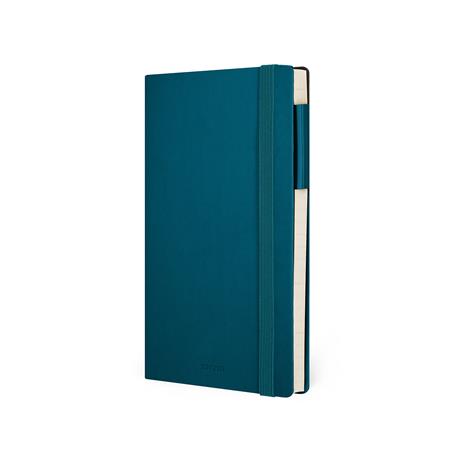 Agenda settimanale Legami 2024-2025, 18 mesi, Medium Weekly Diary con Notebook - Teal Blue - 12 x 18 cm - 4