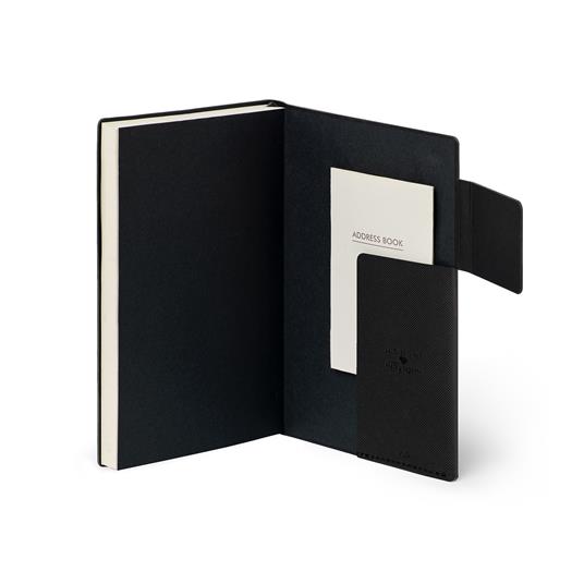 Agenda settimanale Legami 2024-2025, 18 mesi, Medium Weekly Diary con Notebook - Black Diamond - 12 x 18 cm - 5