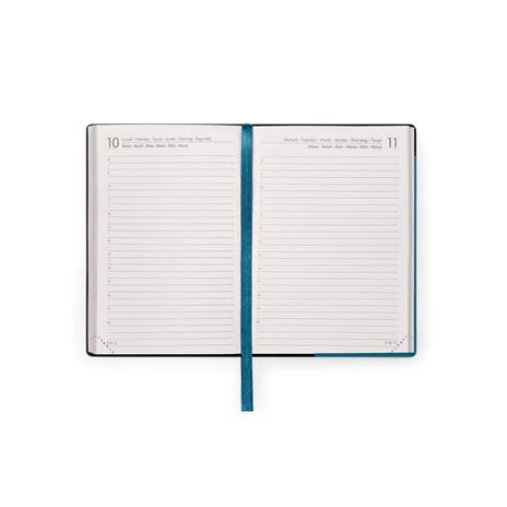 Agenda giornaliera Legami 2024/2025, 16 mesi, Small Daily Diary - Teal Blue - 2