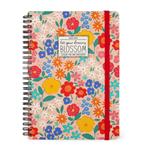 Agenda settimanale Legami 2024/2025, 16 mesi, Large Weekly Spiral Bound Diary - Flowers