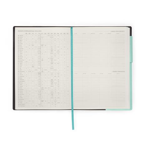 Agenda del docente settimanale Legami 2025, settimanale, 13 mesi, Large Weekly Diary - Milk & Mint - 4