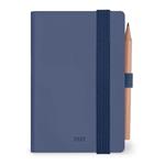 Agenda bigiornaliera Mini Legami 12 Mesi - 2025  - Mini 2-Day Diary - Blueberry