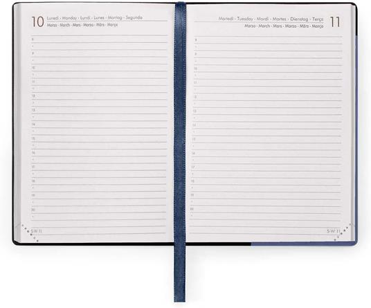 Agenda giornaliera Legami 12 Mesi - 2025 - Small Daily Diary - Blueberry - 3