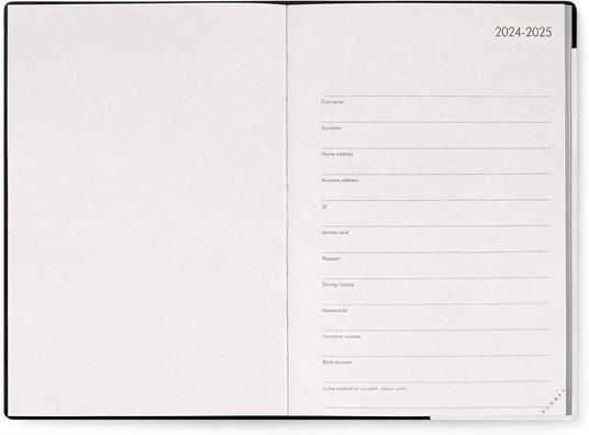 Agenda giornaliera Legami 12 Mesi - 2025  - Medium Daily Diary - Moonglow - 3