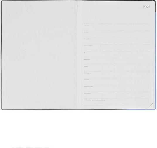Agenda giornaliera Legami 12 Mesi - 2025 - Large Daily Diary - Cornflower - 3