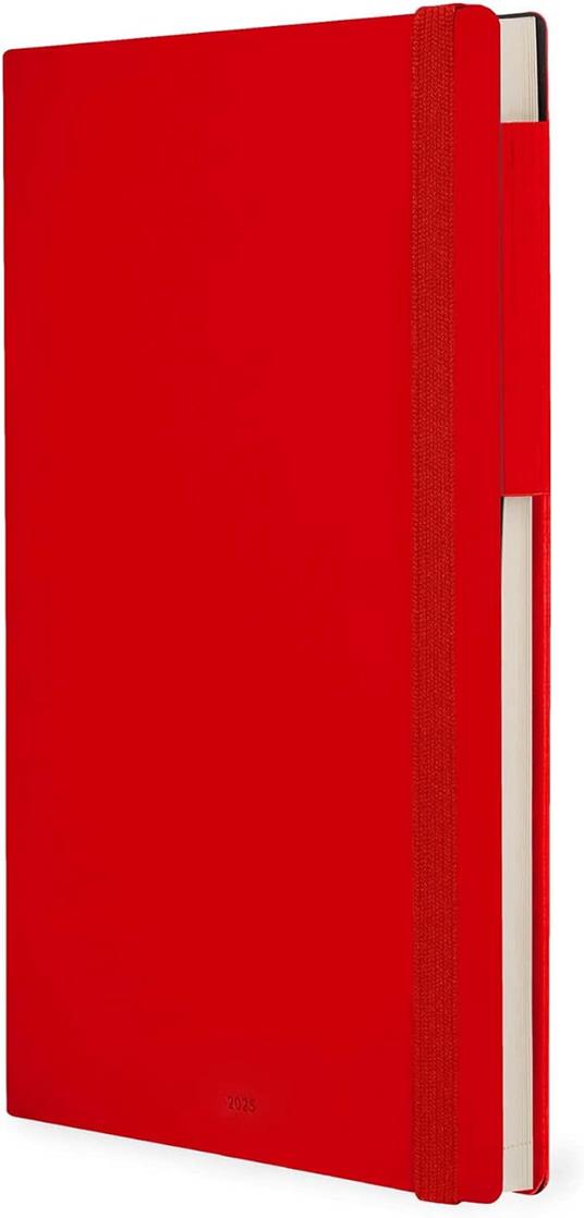 Agenda giornaliera Legami 12 Mesi - 2025 - Large Daily Diary - Radiant Red - 4