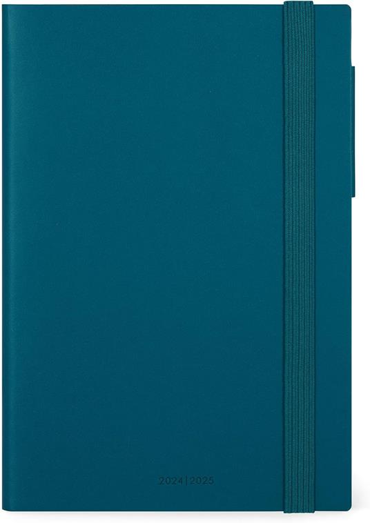 Agenda settimanale Legami 12 Mesi - 2025 - Large Weekly And Daily - Teal Blue