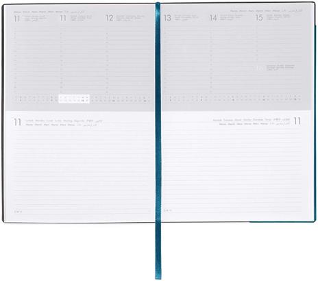 Agenda settimanale Legami 12 Mesi - 2025 - Large Weekly And Daily - Teal Blue - 2