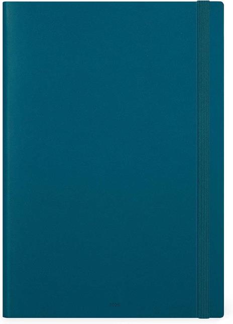 Agenda giornaliera Maxi Legami 12 Mesi - 2025 - Ma x i Daily Diary - Teal Blue