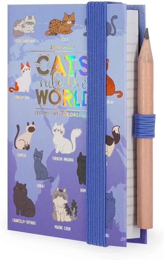 Agenda bigiornaliera Mini Legami 12 Mesi - 2025 - Mini Photo 2-Day Diary - Kitty - 4
