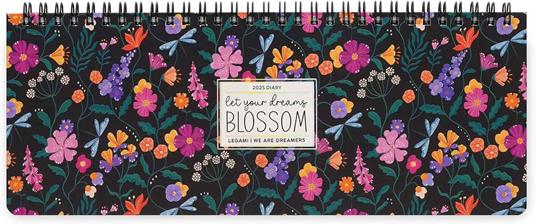 Desk Planner Legami 12 Mesi - 2025  - Desk Planner - Wildflowers