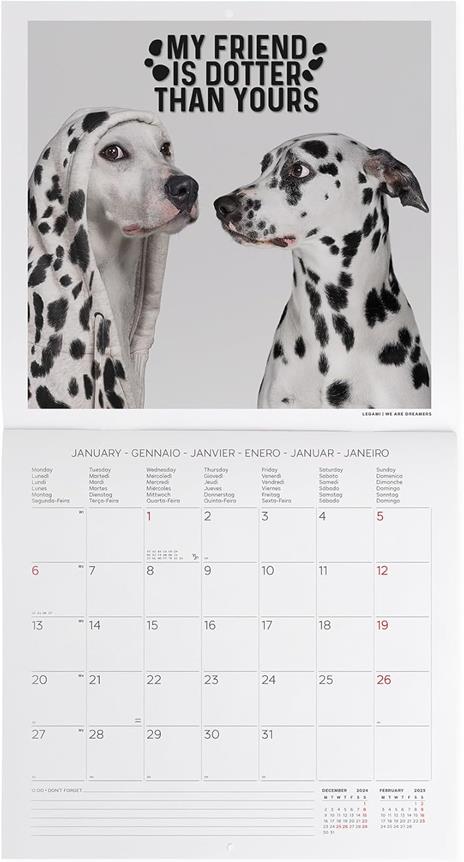 Calendario da Muro 2025 Legami - Supawstar- 30 x 29 - 2
