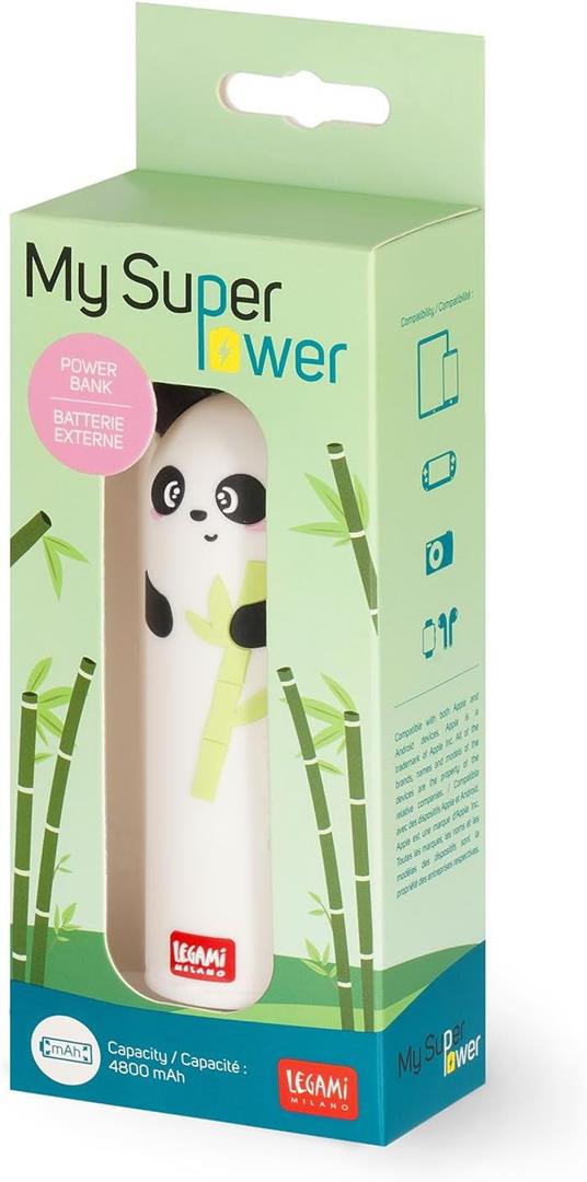 powerbank portatile - Il Mio Super Potere - Panda - 5