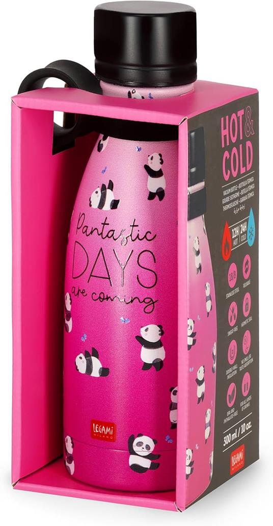 Bottiglia Sottovuoto - Caldo & Freddo - Mini - Panda - 4